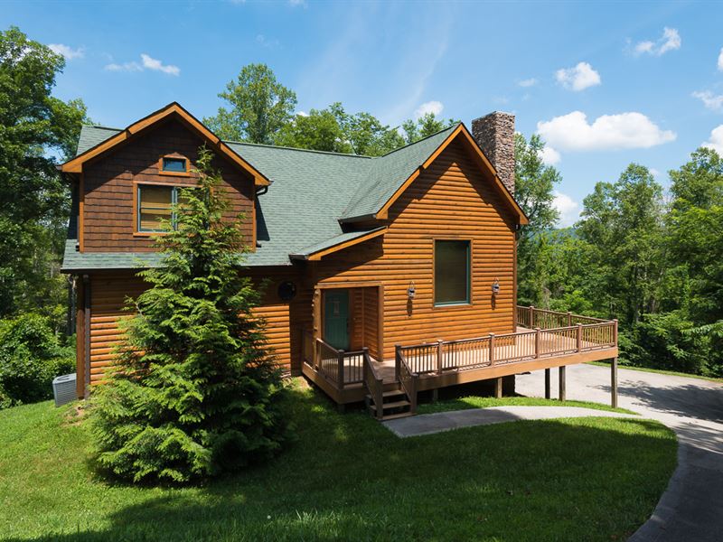 Log Home With Norris Lake Views : Land for Sale : New Tazewell : Claiborne County : Tennessee ...